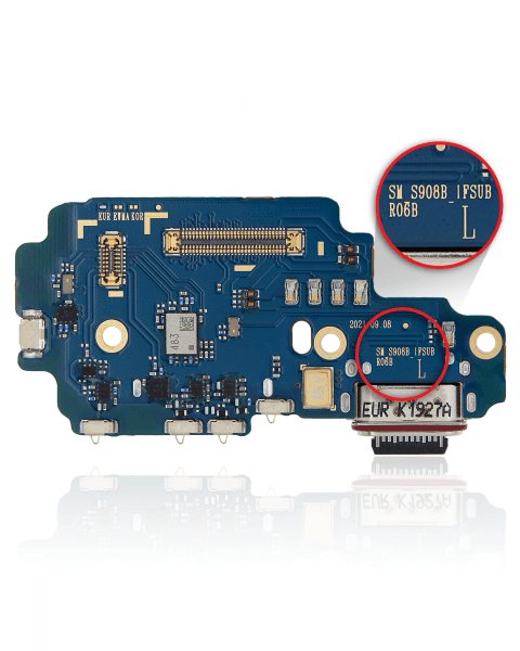 Samsung Galaxy S22 Ultra 5G Charging Port Board With Sim Card Reader Replacement