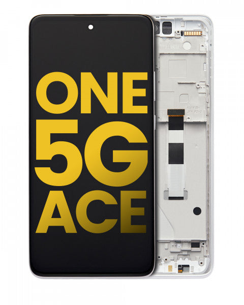 Motorola Moto One 5G Ace Screen Replacement Frosted Silver