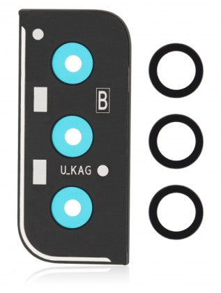 Samsung S21 Plus Back Camera Lens With Cover Bezel Ring Replacement Phantom Black