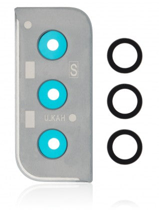Samsung S21 Plus Back Camera Lens With Cover Bezel Ring Replacement Phantom Silver