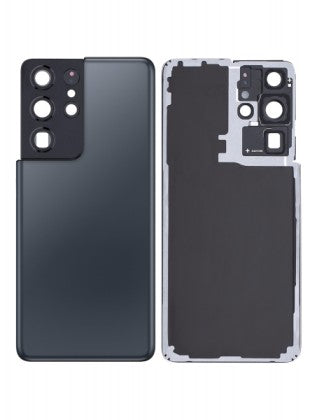 Samsung S21 Ultra Back Cover Glass With Camera Lens Replacement Phantom Navy