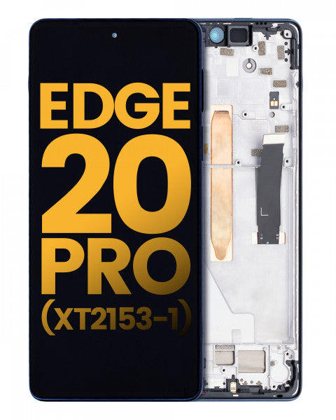 Motorola Moto Edge 20 Pro (XT2153-1 / 2021) Screen Replacement With Frame
