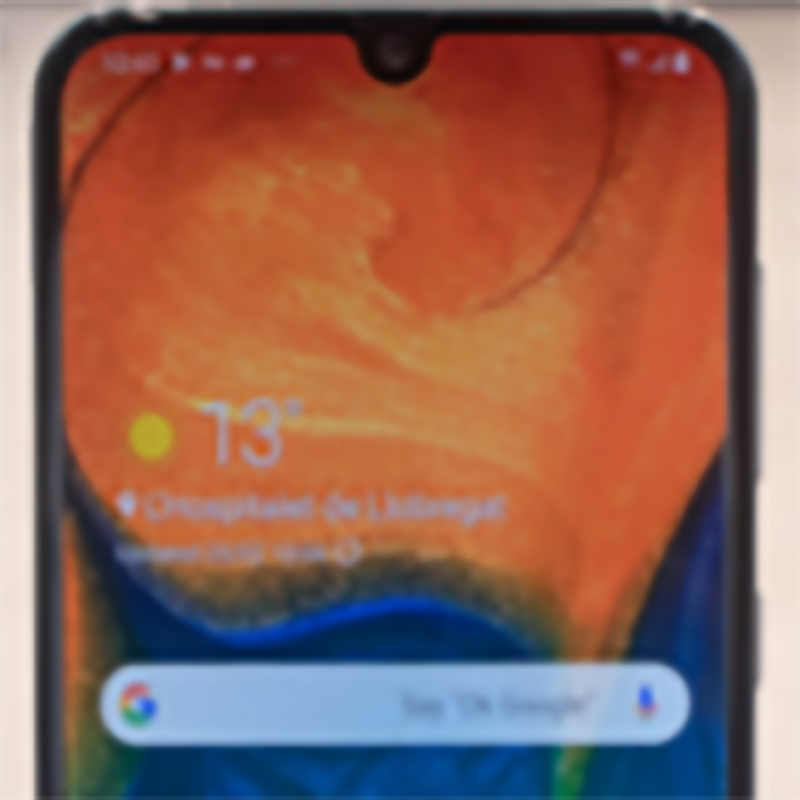 Samsung A30 Front Camera